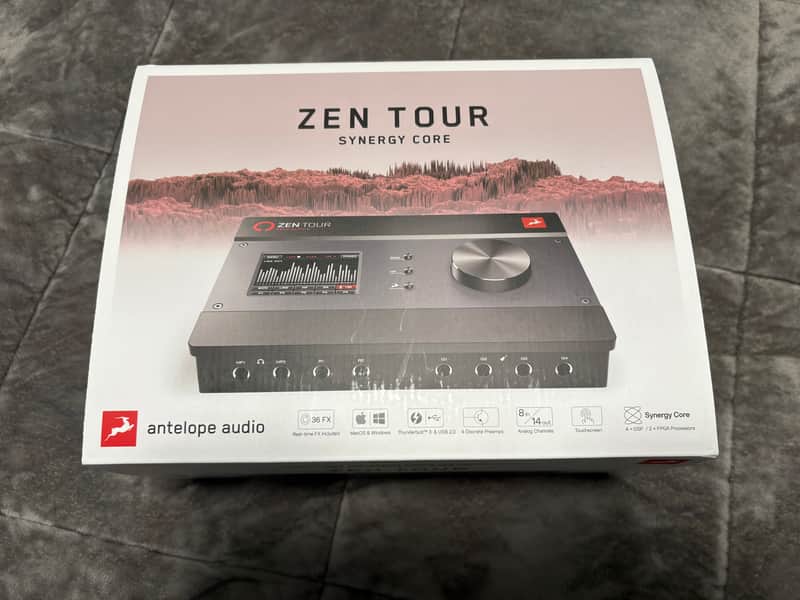 Antelope Audio Zen Tour Synergy Core Thunderbolt 3 / USB Audio Interface with Onboard DSP 2020 - Present - Black image 1
