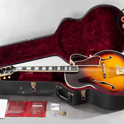 2014 Gibson Crimson Custom Shop L-5 Premier Archtop Acoustic Guitar Vintage Sunburst image 1