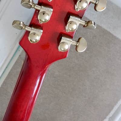 Epiphone Les Paul Standard '50s with Left-Handed - Washed Cherry Sunburst image 8