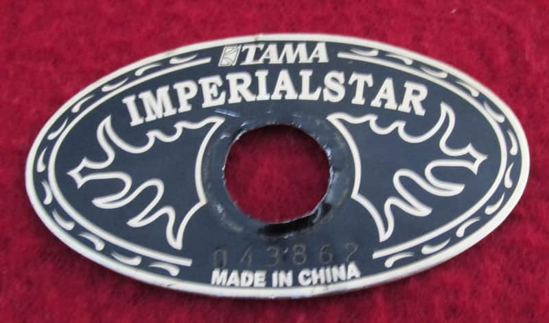 Tama IMPERIALSTAR Bass Drum BADGE LOGO EMBLEM image 1