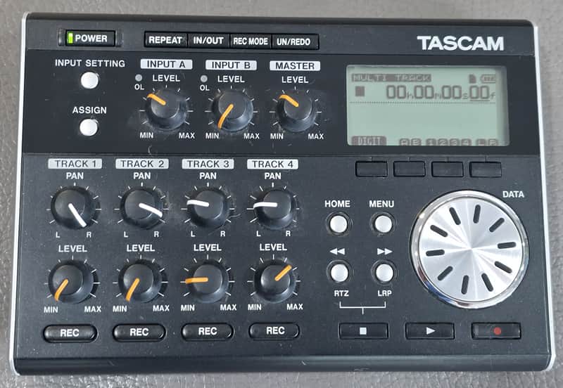 TASCAM Pocketstudio DP-004 Portable Digital 4-Track Recorder image 1
