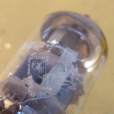 Amperex 6DJ8 tNOS AT1000 TESTED Balanced! PI Vacuum Tube Heerlen Small Halo Getter GA7 GAA GAC Bugle Boy T4bb ECC88 dual triode 1962-1968 image 5