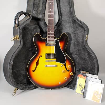 2009 Gibson Custom 50th Anniversary '59 ES-335 VOS Sunburst w/OHSC image 1