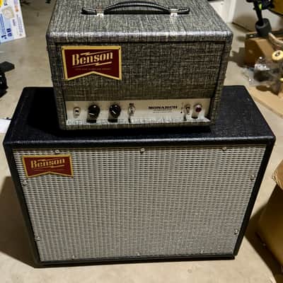 Benson Amps Monarch Head and Cabinet - Night Moves/Black Tolex image 2