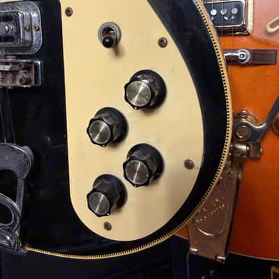 Greco RG550 Black Lawsuit Rickenbacker 480 Copy 1977 Matsumoku Japan image 5