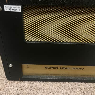 Marshall 1959HW Handwired JMP Reissue 2-Channel 100-Watt Guitar Amp Head 2005 - Present - Black image 12