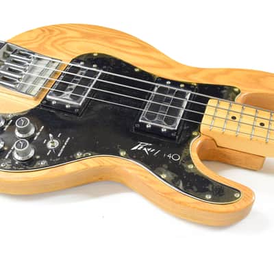 Peavey T-40 Bass Guitar - Natural image 4