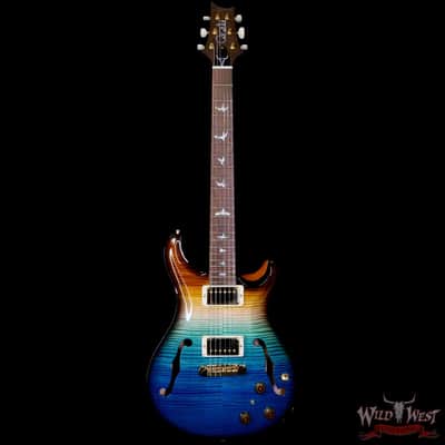 PRS Wild West Guitars 25th Anniversary Limited Run Wood Library Artist Package Hollowbody II Piezo Beach Fade Smoke Burst 5.40 LBS (US Only / No International Shipping) image 3