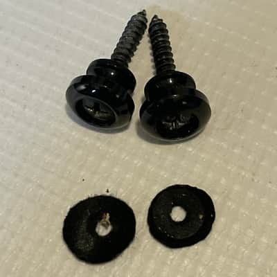 2000's Era Indonesian Ibanez RGR320EX RG & S Series Black Strap Buttons image 2