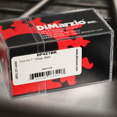 DiMarzio DP421BK Area Hot T Bridge Pickup - Black / Tele Telecaster image 2
