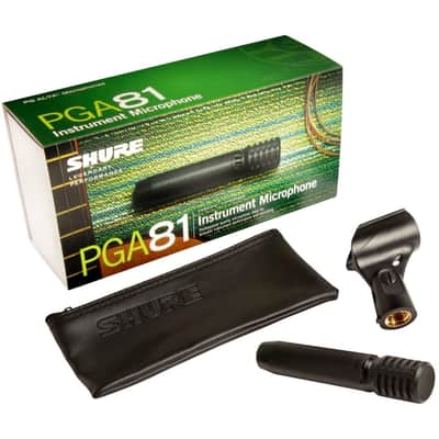 Shure PGA81 Cardioid Condenser Instrument Microphone, with XLR Cable image 1