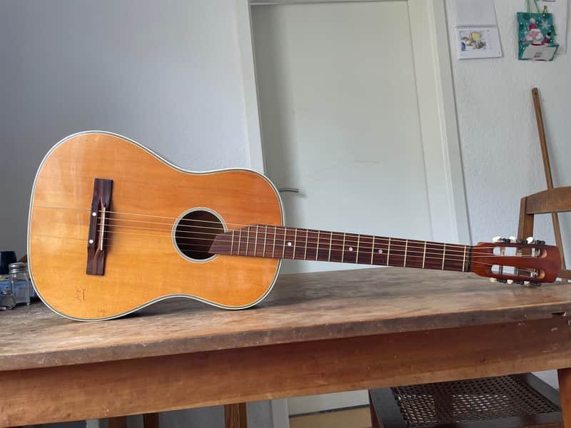 Hopf Original Hopf Parlor Acoustic Guitar 1960 - natural image 1