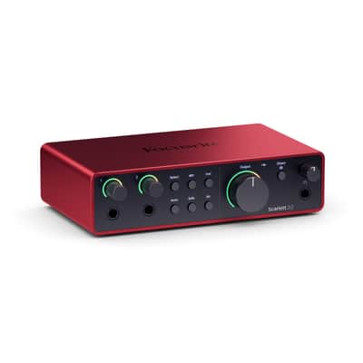 Focusrite Scarlett 2i2 (4th Gen) USB Audio Interface image 1