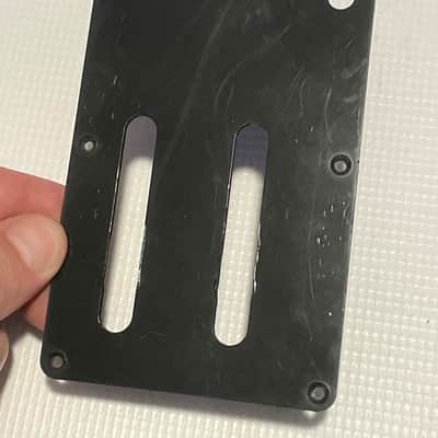 2010's Indonesian Ibanez RG Series Edge III Guitar Black Factory Tremolo Cavity Backplate image 5