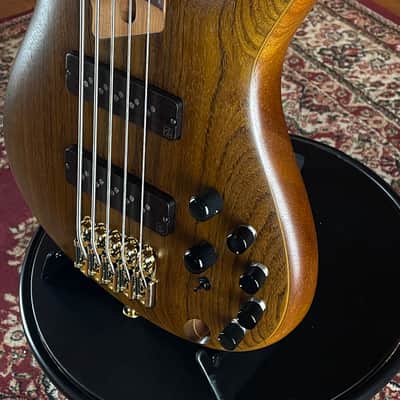 Ibanez SR5505-MHF 5-String Mocha Flat PRESTIGE + Made in JAPAN + incl. Case + NEW image 6
