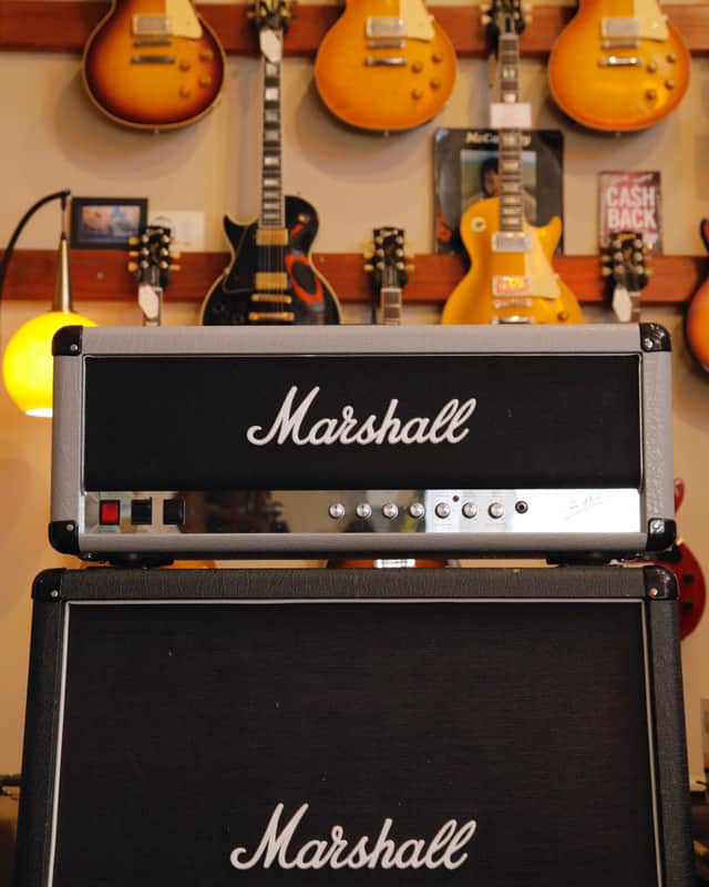 Marshall 2555X Silver Jubilee 100-Watt Valve Amplifier Head Pre-Owned image 1
