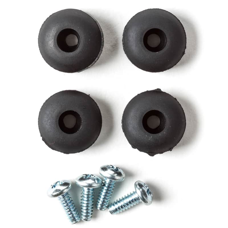 Dunlop ECB151 4 Cry Baby Wah Rubber Feet Set w/ Screws image 1