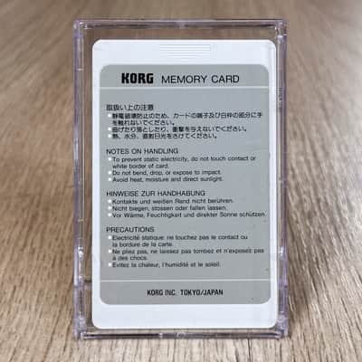 Korg M1 | Factory ROM Data Card | MPC-00P | Program Combination Internal Pre-Load Data image 2