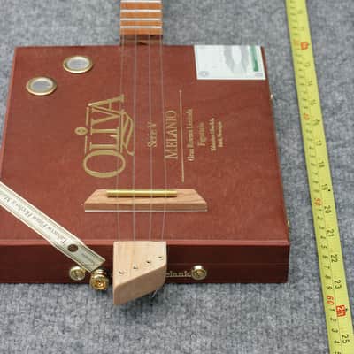 Oliva Acoustic Cigar Box Ukulele by D-Art Homemade Guitar Co. image 12