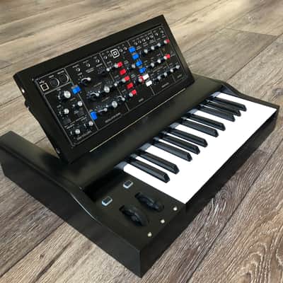 Custom 25 Note Keybed & Enclosure for Behringer Model D 2019 Black Stain image 1