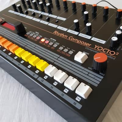 E-licktronic Yocto 2 - 2019 Black - TR-808 clone analog drum machine image 1