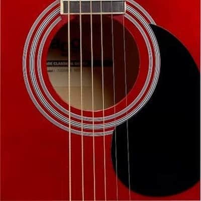 Stagg SA20ACE RED Auditorium Cutaway Nato Neck 6-String Acoustic-Electric Guitar w/Basswood Top image 2