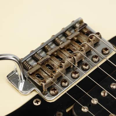 Fender Squier Fujigen Gakki Custom SQ Stratocaster HHS Olympic White #54075 image 18