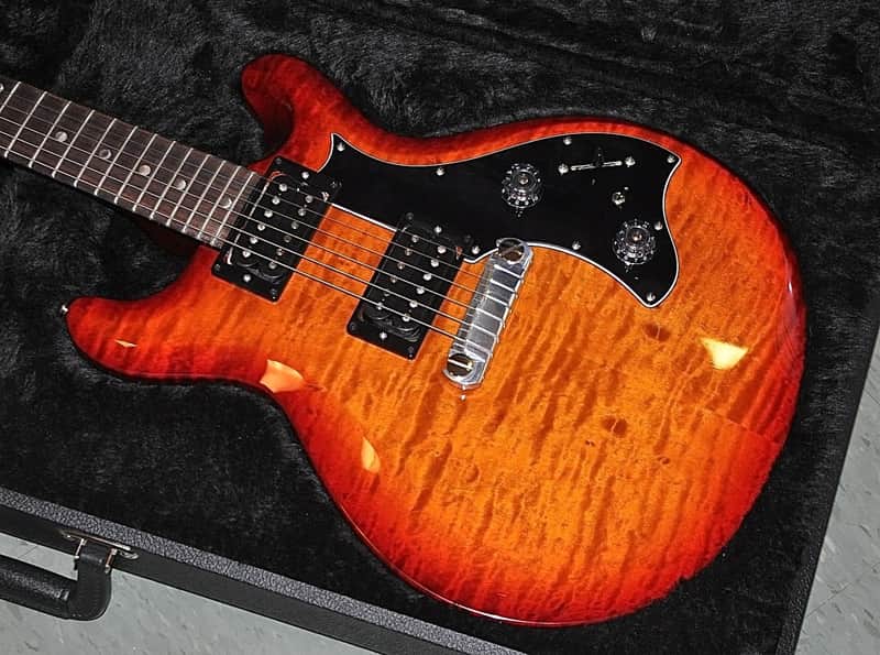 2008 Paul Reed Smith (PRS) Mira -Core Model -Not S2 -Dark Maple -Crescent Moons - Original PRS Case image 1