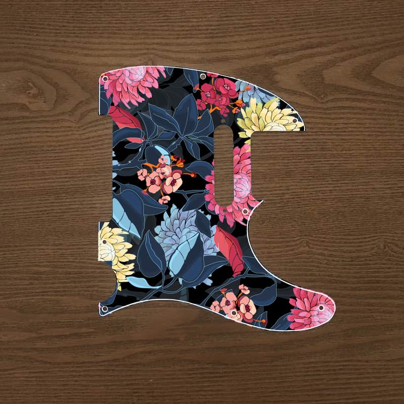 Carmedon Electronics Telecaster Pickguard 2020 Floral(3) image 1