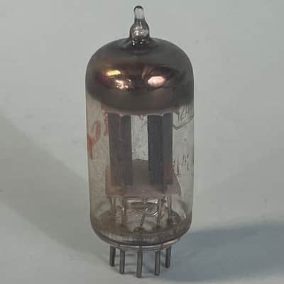 Vintage RCA 12AU7A ECC82 Long Plate Halo Getter Preamp Tube! T152 image 2