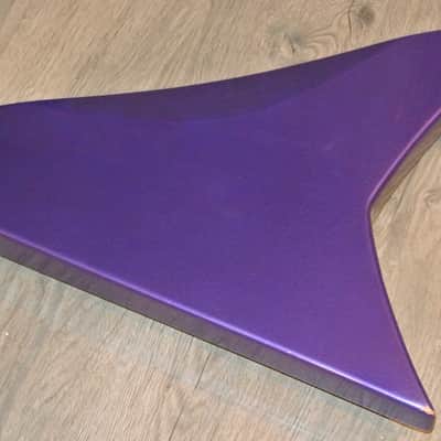 1980's Burnside by Guild The Lance V Shaped Bass with Bag- METALLIC PURPLE! image 8