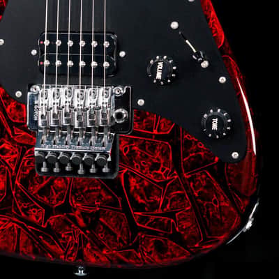 Suhr Custom Classic Strat Red Web Finish image 17