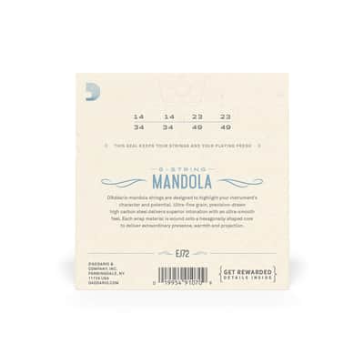 Ej72 Mandola, Phosphor Bronze, Light, 14 49 image 2
