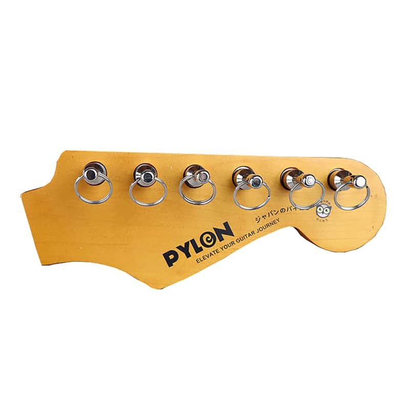 Guitar Headstock Shaped Key Chain Holder Gift for Music Lovers image 1