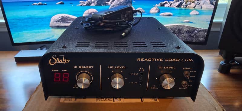 Suhr Reactive Load IR 8 Ohm DI Box with Impulse Responses 2019 - Present - Black image 1