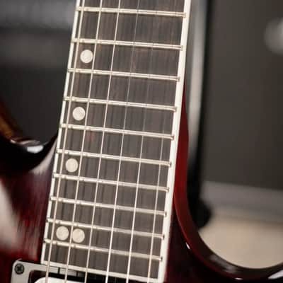 Gibson Victory Figured Top Electric Guitar - Wine Red Burst with Dirty Fingers Pickups and Hardshell Case image 7