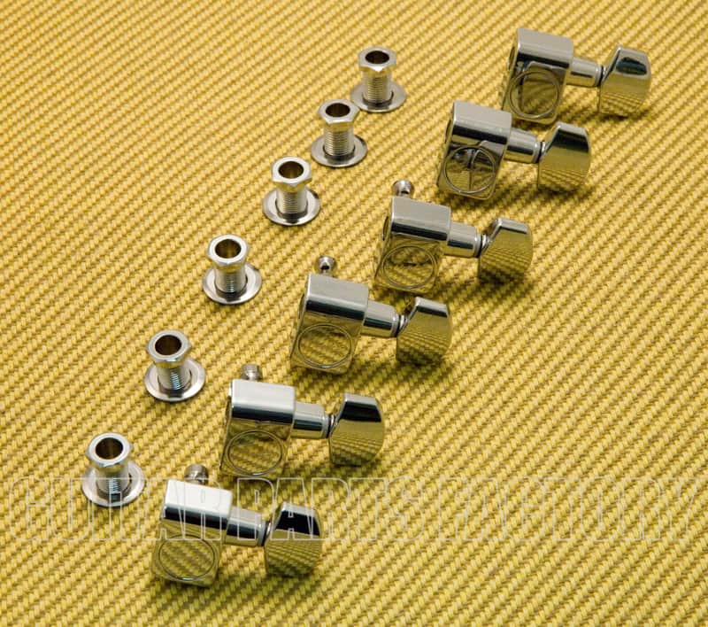 099-0820-100 Genuine Fender American Series Chrome Guitar Tuners image 1