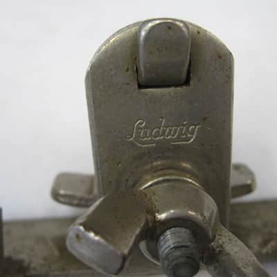 Ludwig Bass Drum Anchor 50's Nickel Plated image 13