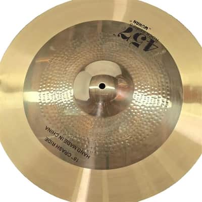 Used Wuhan 457 Rock Crash/Ride Cymbal 18" - Good image 2