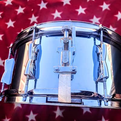 Yamaha SD-2465 6.5x14" Metal Series Steel Snare Drum 2010s - Chrome Over Steel image 5