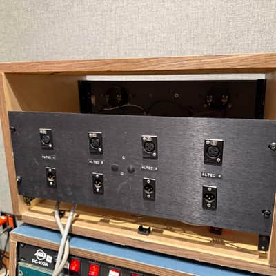 Altec 1566a pair SERVICED with custom rack, meters image 7
