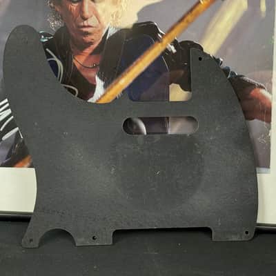 General Vintage Tone True vintage Pickguard for Blackguard ®️ Telecaster ®️ Black fiberboard Bakelite - Aged image 3