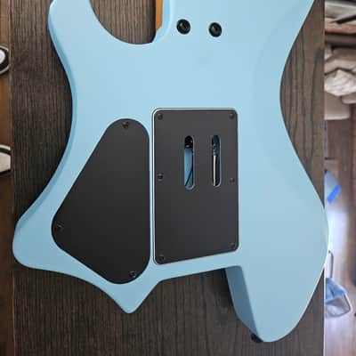 Eart Electric Guitars Headless GW2-TE 2024 - Sky Blue image 6