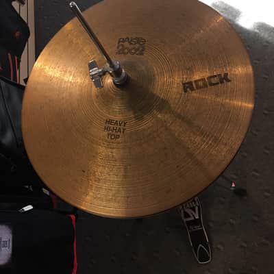Paiste 15" 2002 "Black Label" Heavy Hi-Hat Cymbals (Pair) 1971 - 1980