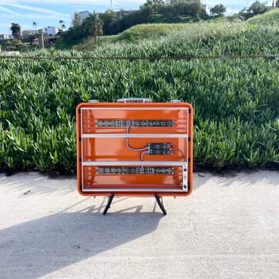 BPNYC ZERO Halliburton Eurorack Modular Travel Case 9U 96hp "ORANGE" image 2