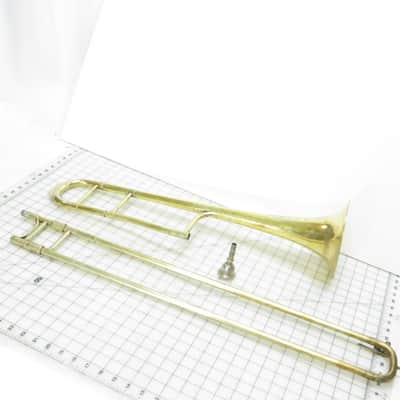 King, by H.N. White Demonstrator Medium Bore Low Pitch Trombone Late 1920s - Brass image 13