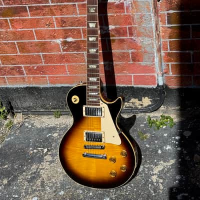 Gibson Les Paul Std. 1979 - gorgeous Tobacco'bursted Flamey Maple Top & Tim Shaw pickups. image 2