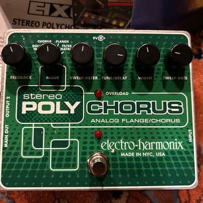 Electro-Harmonix Stereo Polychorus Analog / Chorus / Flanger / Slapback Echo 2011 - 2023 - Green image 2