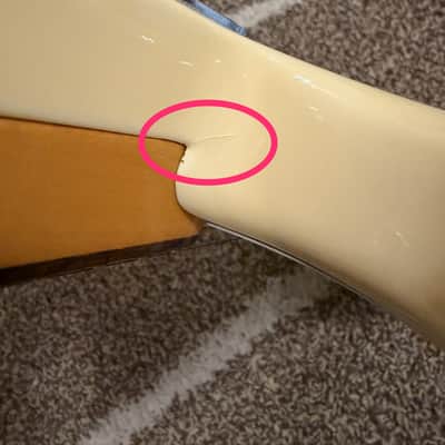 RARE! 2006-2008 Fender Japan MG-73 MH/CO Mustang Reissue Olympic White OWH Competiton Line Matching Headstock MIJ image 13