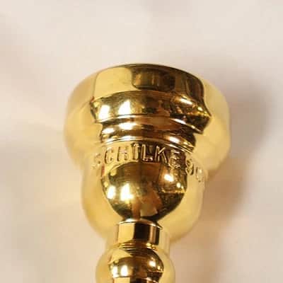 Schilke 9c4 Gold Plated Trumpet Mouthpiece image 2
